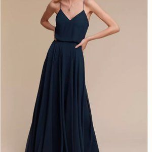 Navy Jenny Yoo Inesse Dress